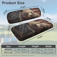 thumbnail image 3 of POLERO Brown Bear Golf Seat Covers for Cart Universal Fit Club Car Precedent American Flag Print Breathable Golf Cart Bench Seat Covers Washable Fashion Accessories, 3 of 8