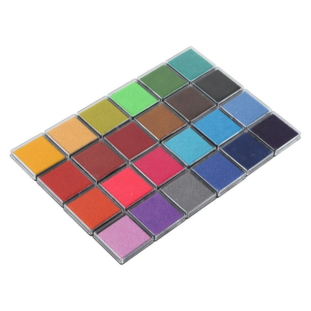 Almohadilla De Tinta Para Sellos, Amplias Aplicaciones Almohadilla De Tinta Colorida Fuerte Poder Colorante Para Manualidades DIY