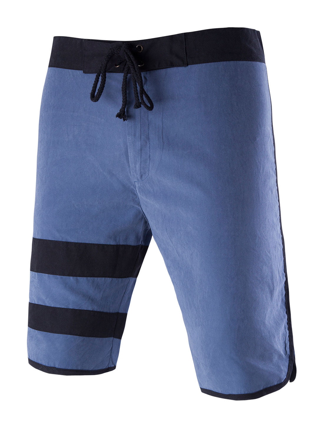 Men Flap Pockets Back Casual Stripes Shorts Blue W30 | Walmart Canada