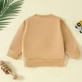 thumbnail image 4 of Zshosam Toddler Sweatshirt Boy Boys Girls Sweatshirt Long Sleeve Crewneck Fleece Pullover Soft Warm Sweatshirt Tops Size 18 24 Months,(Yellow 18-24 Months), 4 of 4