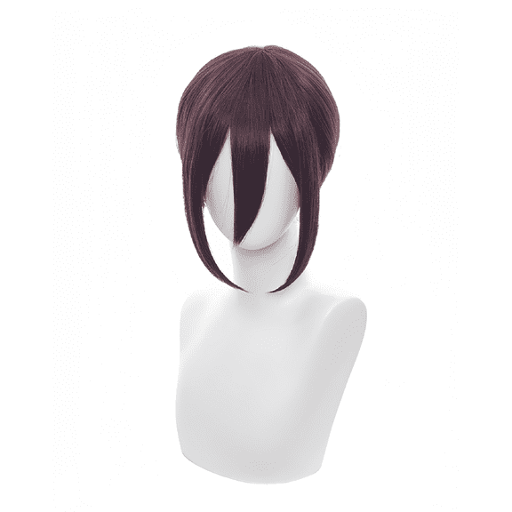 JJKcosplay Anime wigs for Reze Cosplay Wig - Brown Purple Blend Synthetic Halloween Wig with Wig Cap for Costume Party