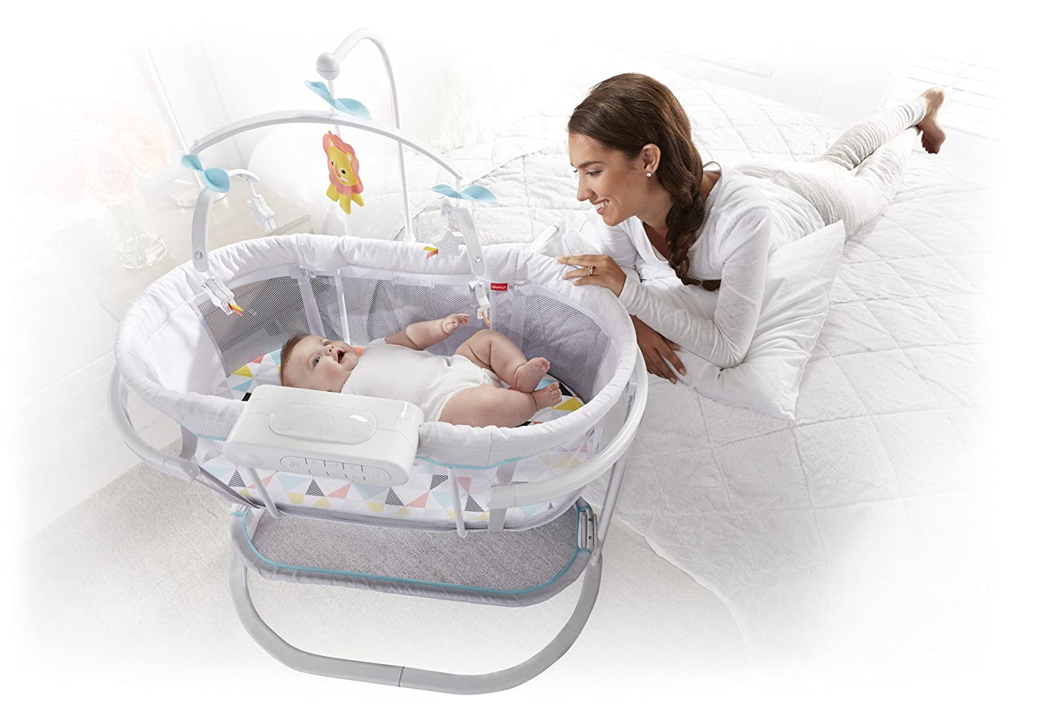 fisher price soothing motions bassinet walmart