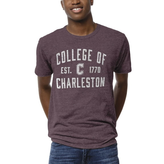 Men's League Collegiate Wear Heather Maroon Charleston Cougars 1274 Victory Falls T-Shirt