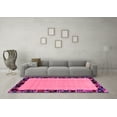 thumbnail image 3 of Ahgly Company Indoor Rectangle Abstract Pink Modern Area Rugs, 8' x 12', 3 of 4