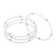 thumbnail image 1 of Soporte Giratorio Anular de 4,8 Pulgadas con Acero Bolas Rodamientos Lazy Susan para Cocina Esquina Gabinetes Blanco Paquete de 4 Unique Bargains, 1 of 5