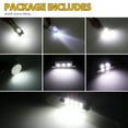 thumbnail image 3 of Car Led Bulb Led Combination Set for Car Interior/Indoor Map Dome/ Trunk / License Lights, 3 of 6