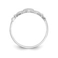 thumbnail image 5 of Childrens 14K White Gold Claddagh Ring, 5 of 5