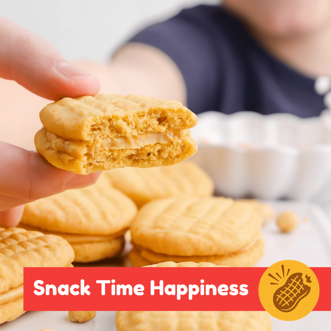 Nutter Butter Cookies – Classic Peanut Butter Sandwich Cookies, 24 Pack – Individual Packs for Snack Lovers, Crunchy Peanut Butter Flavor, Perfect for Sharing, Great for Lunchboxes