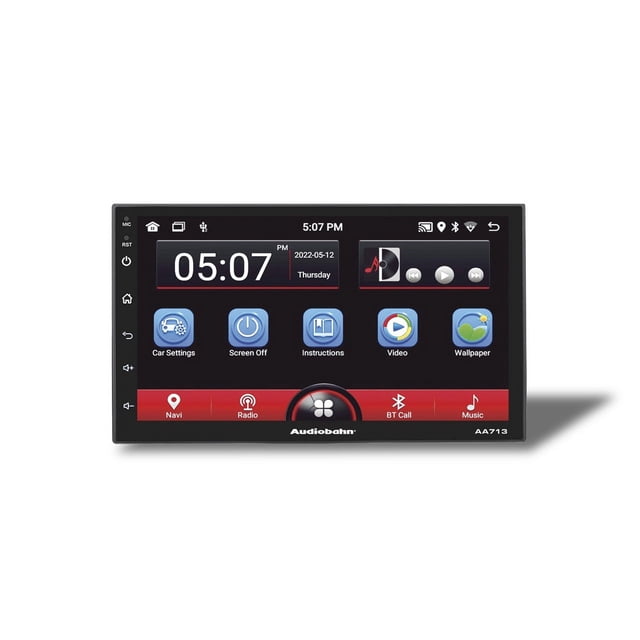 Autoestéreo Wireless Audiobahn Doble Din Pantalla Táctil AA713