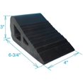 thumbnail image 2 of Manufacturer Varies Wheel Chock,4 In W x 3 In H,Black 1GUK4, 2 of 2