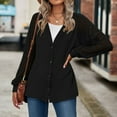 thumbnail image 5 of Vedolay Women Long Cardigan Winter Knit Full-Zipper Sweater Slim Fit 2023 Black,L, 5 of 5