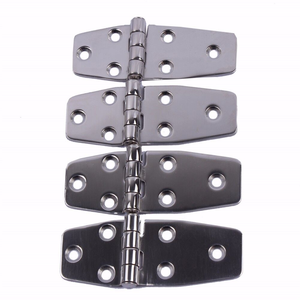 4X Stainless Steel Door Hinges Marine Boat Deck Hinges Polished