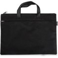 thumbnail image 1 of Bolsa para documentos de oficina, maletín para hombre, carpeta portátil, tamaño A4, bolsa con cremallera, color negro, 1 pieza, 1 of 5