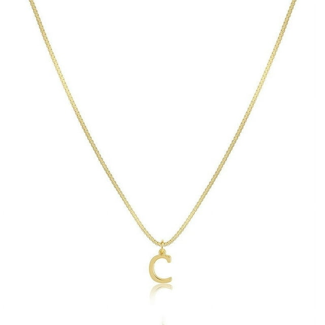 Liquidation & Promo, Initial Necklace, Dainty Letter Pendant, Stainless Steel Material, Adjustable Chain, For Women, Everyday Accessory, Minimalist Style, Gift Choice Akmoler Extra Savings