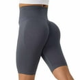 thumbnail image 2 of Tqyyweavej Women's Shapewear Shorts High Waisted Tight Lounge Yoga Shorts Tummy Control Solid Color Workout Booty Shorts Size S to L, 2 of 3