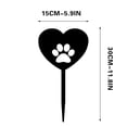 thumbnail image 4 of Moocorvic Dog Pet Grave Markers Pet Memorial Stake, Memorial Plaque Cross Pet Memorial Gifts Cemetery Garden Grave Decoration Garden Decor for Outdoors Yard, 4 of 7