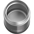 thumbnail image 3 of Bocal à Aliments Isolé Sous Vide Thermos Acier Inoxydable 10 oz Avec Poignée - Noir Mat, 3 of 3