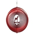 thumbnail image 1 of SWEN Products BASENJI Dog Circle Swirly Metal Wind Spinner, 1 of 1