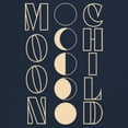 thumbnail image 3 of Moon Child Women's V-Neck T-shirt Astrology Lunar Cycle Phases Astronomy Mystical Spiritual Zodiac Sign June July Luna Tee, 3 of 7