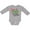 AC-Heather Grey, variant on Inktastic Santa is Promoting Me to Big Brother Boys Long Sleeve Baby Bodysuit
