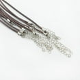 thumbnail image 5 of 10Pieces 2mm DIY Necklace Waxed Cords Rope With Lobster Clasp Extender Chain, 5 of 6