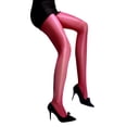 thumbnail image 3 of Mialoley Femmes Brillant Pure Bas, Collants Legging, Bas Taille Haute, 3 of 6
