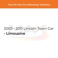thumbnail image 2 of Max Advanced Brakes - Brake Kit for 2003 2004 2005 2006 2007 2008 2009 2010 2011 Lincoln Town Car Limousine Front and Rear Replacement Disc Brake Rotors and Ceramic Brake Pads, 2 of 9