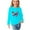 Light Blue, variant on Odeerbi Kids Girls Fall Winter Basic Layering T-Shirt Cute Print Basic Tees Long Sleeve Shirts Cute Crewneck Tops Dressy Casual Blouses Base Layer Kids Clothes Olive Green