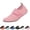 Pink, variant on IEMIEMIEM Water Shoes for Women Men Comfortable Beach Barefoot Quick Drying Wide Slides Aqua Socks for Beach Pool Aqua Surf Yoga Gym Sport Orange 5 Women