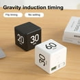 thumbnail image 3 of Rotating Pomodoro Timer 1-60 Minutes Preset LED Display Adjustable Volume Cube Timer for Work Study Kitchen Portable Sensor-Controlled Adjustable Volume Timer, 3 of 7