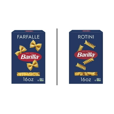 Barilla Rotini Pasta, 16 oz Box & Barilla Farfalle Pasta, 16 oz Box