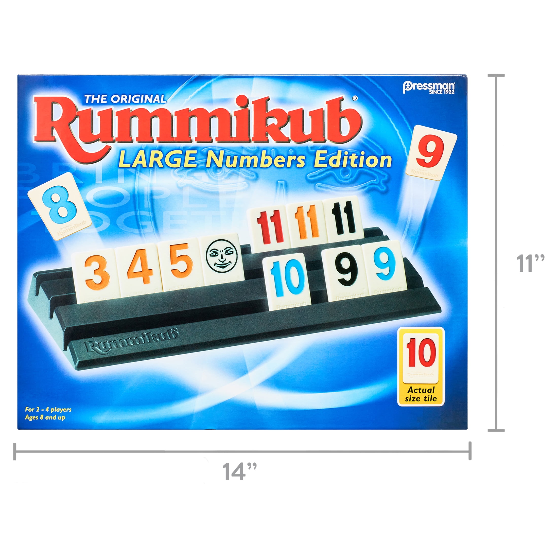 .com: BT Binglog Rummy Cube Travel Board Game Large Number