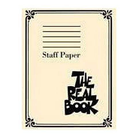 Hal Leonard The Real Book - Staff Paper