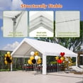 thumbnail image 5 of Party Tent, Heavy Duty Event Tent with 1 Doors and 7 Windows,White Wedding Tent, Waterproof,UV Protection Outdoor Gazebo Pavilion Shelter Tent for Party, Event,Picnic,White, 5 of 12