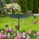 thumbnail image 4 of Tazón Alimentación Baños Pájaros Baño Pájaro Metal para El Exterior Jardín (altura 77 Cm) Verde, 4 of 8