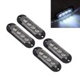 thumbnail image 3 of Truck Side Marker Lights 4Pcs High Brightness 3000K IP65 LED Emergency Flash Light Easy Installation for Cars Trucks Trailers ABS PC Material, 3 of 7