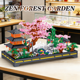 thumbnail image 2 of Zen Garden Building Blocks Set for Adults, Tranquil Garden Micro Bricks with Traditional Pavilions for Housewarmings Gifts & Home Decor, 2 of 6
