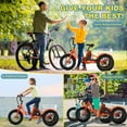 thumbnail image 5 of ABORON 16" Kids Electric Tricycle for Beginner Riders, 3 Wheel Electric Bikes for Boys Girls, 250W 24V Fat Tire Electric Trike, Aluminum Frame Motored Trike with Adjustable Seat and Removable Battery, 5 of 11
