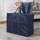 thumbnail image 4 of Bolsas de almacenamiento multiusos extragrandes y resistentes, bolsas de lona para ahorrar espacio, almacenamiento en movimiento, bolsa de almacenamiento portátil para edredones no tejidos, 4 of 5