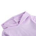thumbnail image 4 of PENGXIANG Robe à Capuche pour Bébé Fille Tenues Solides Manches Longues Pull-Over avec Poche Robe Droite Longue Violette 1-2 Ans, 4 of 6