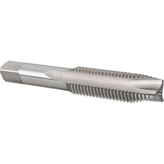Hertel 1/2-13 UNC, H3, 3 Flutes, Plug Chamfer, Bright Finish, High Speed Steel Spiral Point STI Tap