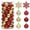 D, variant on Gold Silver Christmas Ball Ornaments Set 50 Count 2.4 Inch Shatterproof Tree Decor