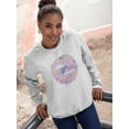 thumbnail image 2 of Make Things Happen Retro Groovy Sweatshirt Women -Image by Shutterstock, Female 3X-Large, 2 of 4