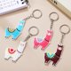 thumbnail image 2 of 12 Pcs Alpaca Keyring Cartoon Keychain Kawaii Keychain Backpack Keychains Aesthetic Keychain Bag Pendant, 2 of 3