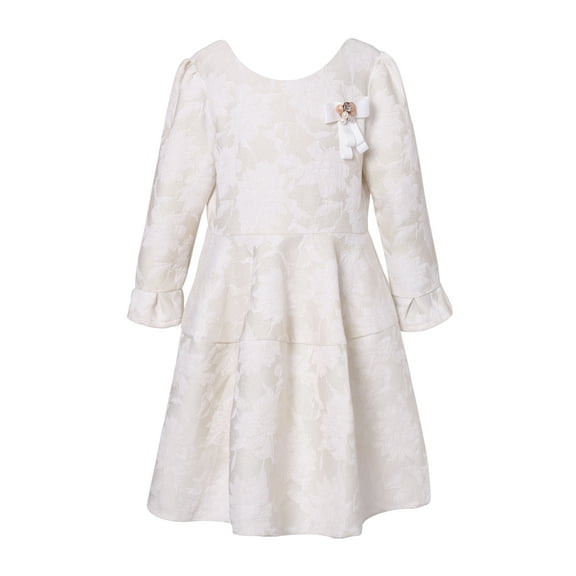 Richie House Girls' Princess Golden Dress RH2265