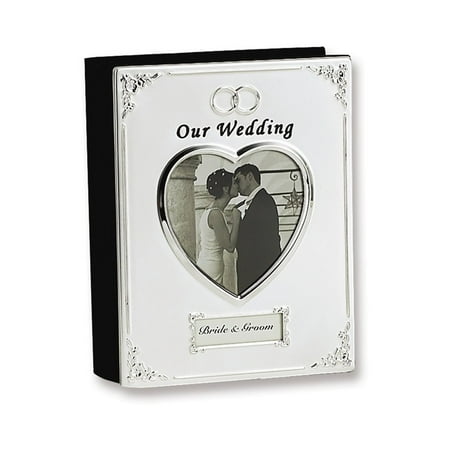 silver plated quot our wedding quot holds 40 4x6 photos photo wedding photo albums 4x6