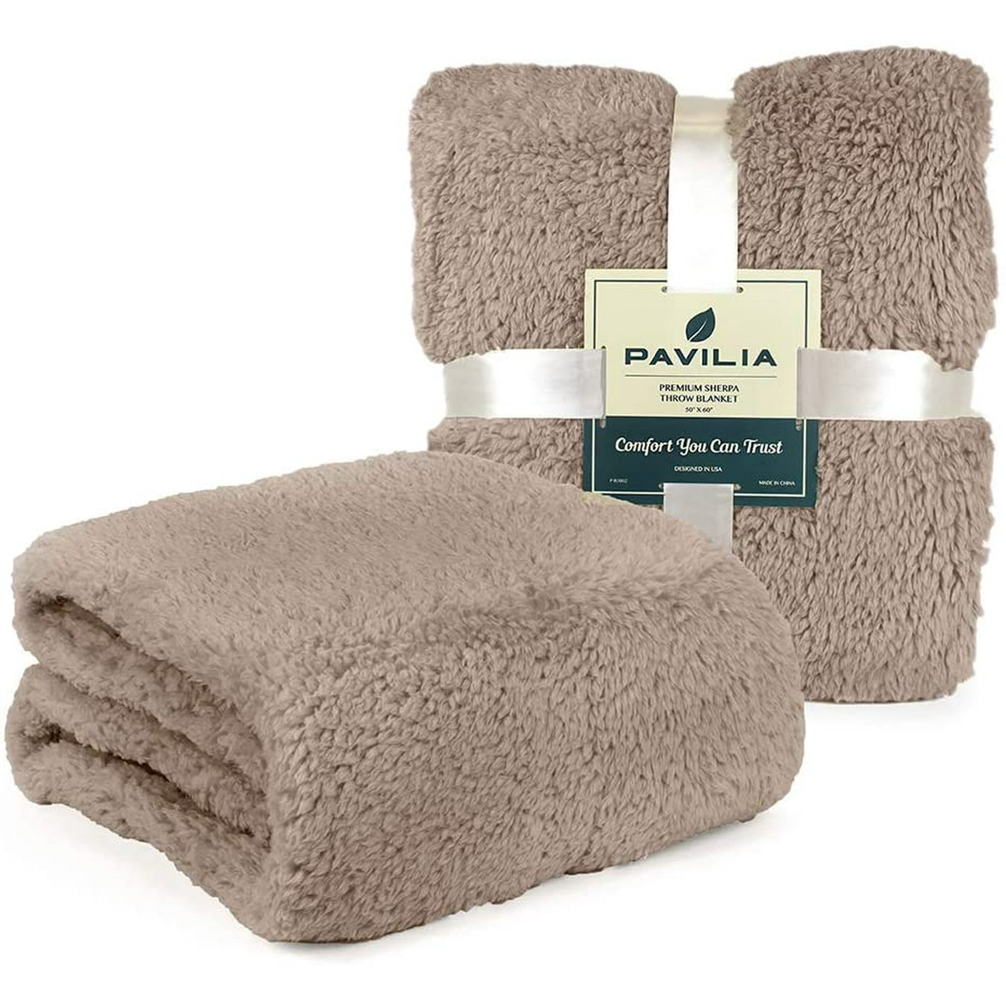 Beige sherpa blanket cheap