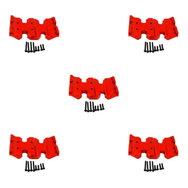 VONKY Easy To Install Aluminum Alloy Gear Box Mount Holder For ECX 1/12 Rc RGT 136100 red 5Set
