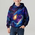 thumbnail image 4 of NAFUU Toddler Boy Easter Outfit Colorful Dragon Prints Hooded Sweatshirt Long Sleeve Pullover Casual Outdoor Wear Sweatshirts For Boys Sizes 6-7 Years, 4 of 5