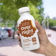 (4 pack) Oats Overnight Chocolate Peanut Butter Protein Overnight Oatmeal Shake, 2.2 oz, 1 Count